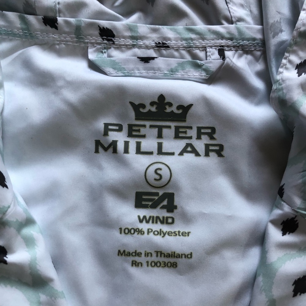 Peter Millar E4 Wind Hooded Pullover Jacket- S - image 2